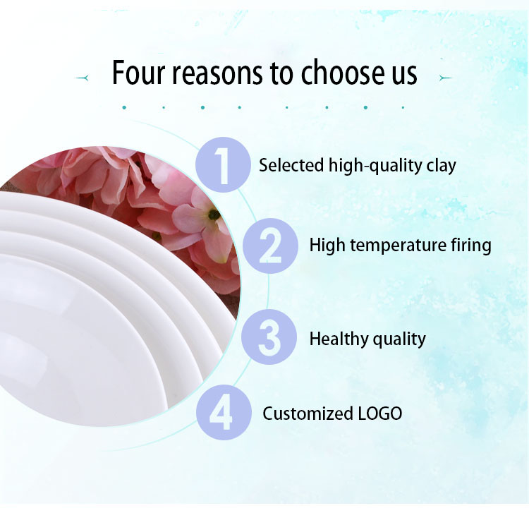 Large Small White Round Shape Ceramic Fruit Bowl Ceramic Bowl Ramen Bowl Customized logo