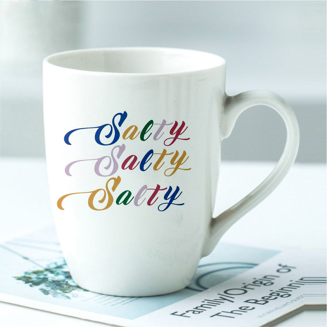 Manufacturer Custom Design Porcelain Ceramic Customizable logo Pure White Classic Shape 11 oz Coffee