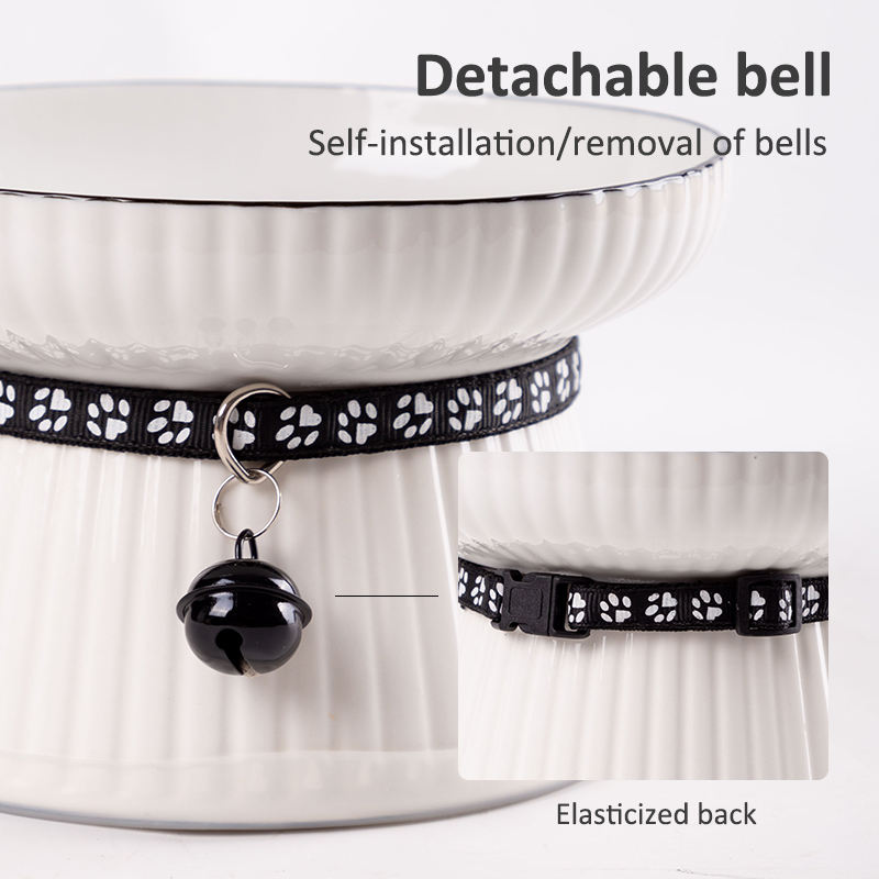 Anti slip Large Capacity High Quality Elevated Ceramic Pet Bowl Dog Bowl Cat Bowl