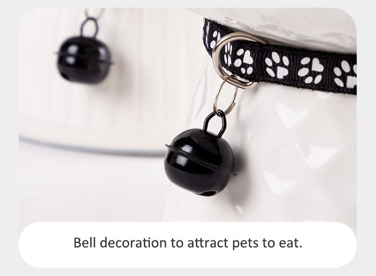 Anti slip Large Capacity High Quality Elevated Ceramic Pet Bowl Dog Bowl Cat Bowl