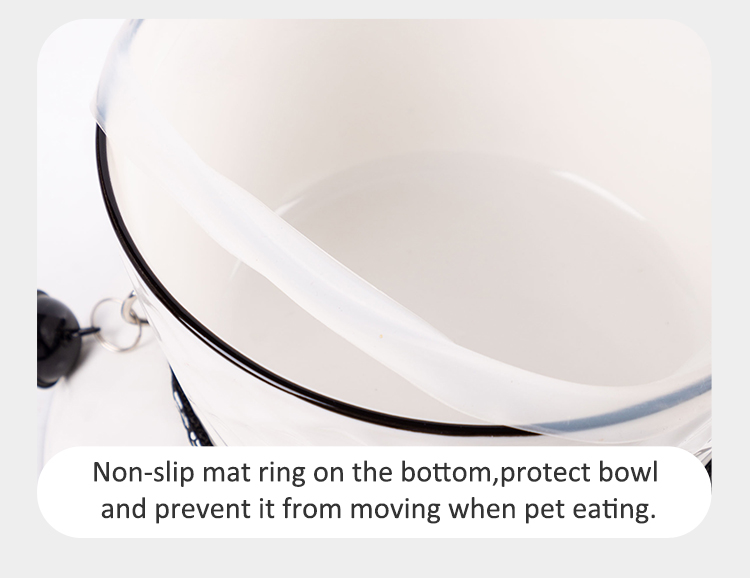 Anti slip Large Capacity High Quality Elevated Ceramic Pet Bowl Dog Bowl Cat Bowl
