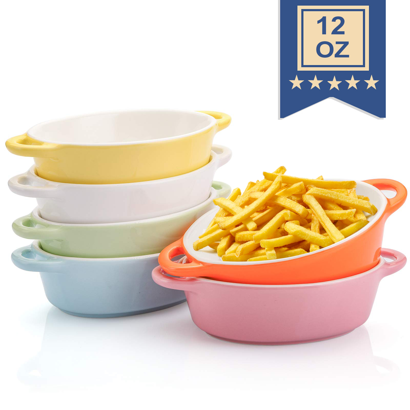 Custom Food Grade Ceramic Cake Bakeware Microwave Safe Mini Baking Pan