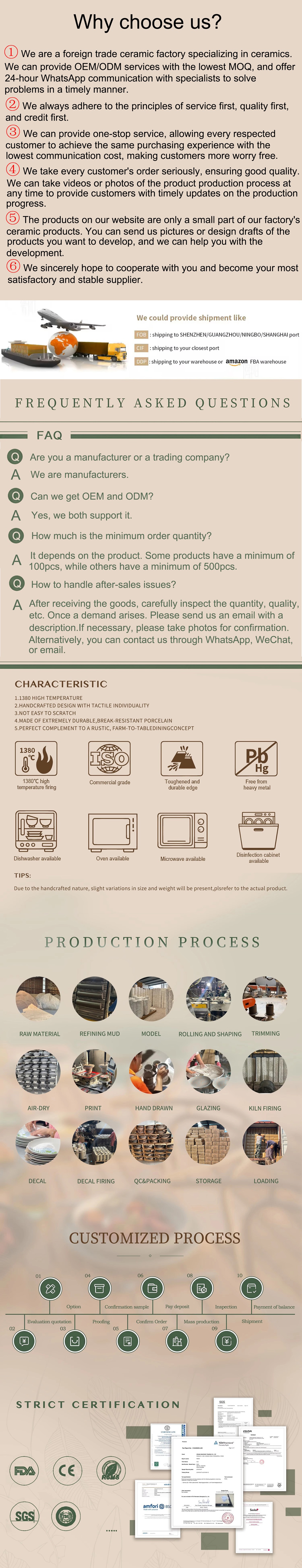 13.5 Oz/400ml Ceramic Mugs Eco-Friendly Pottery Coffee Tea Mugs Custom Sublimation Mugs