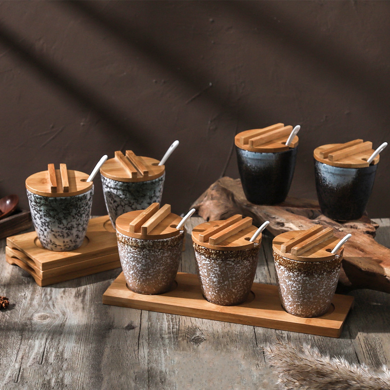 Ceramic seasoning jar