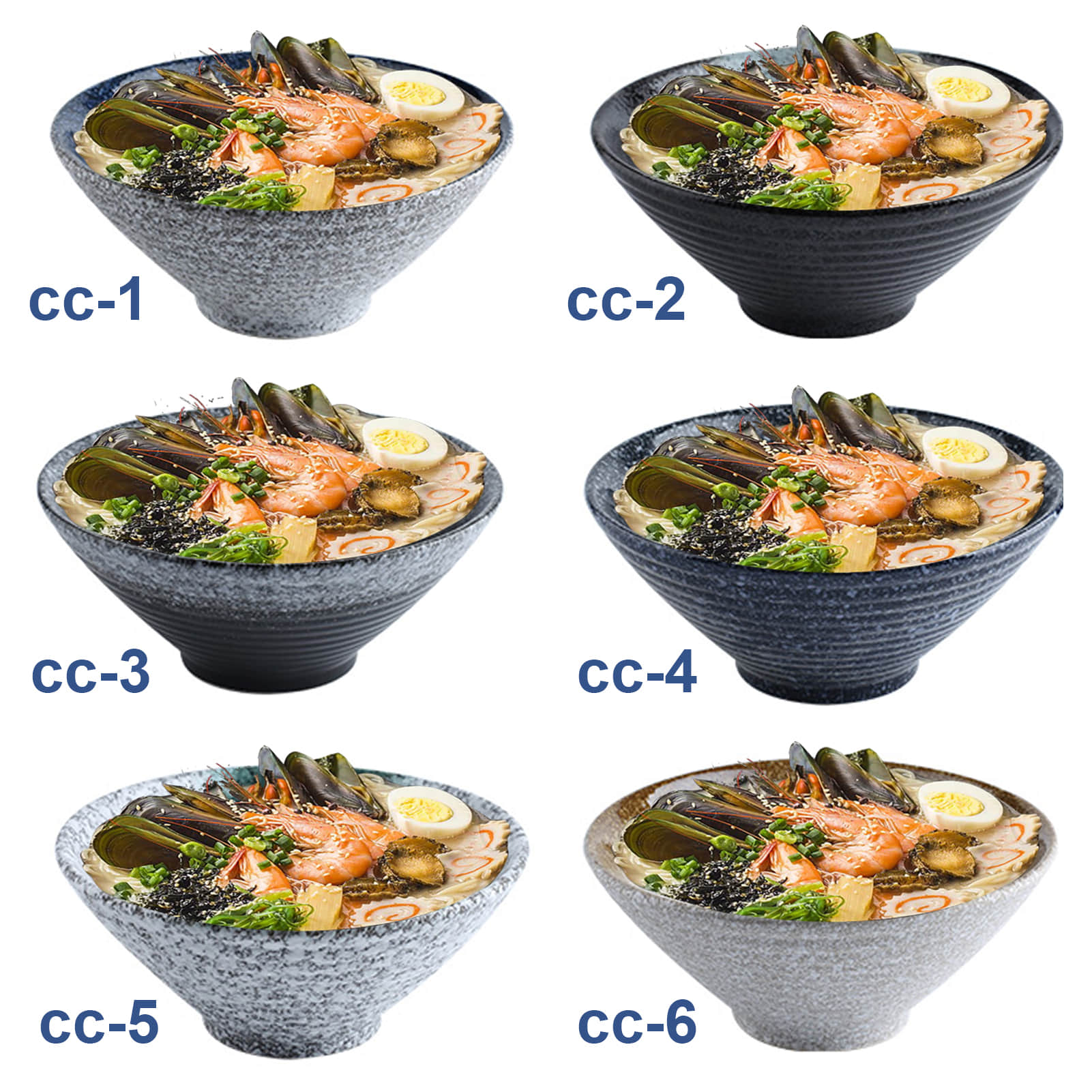 Japanese high-quality ceramic instant noodles bowl, Udon Lamian Noodles bowl,