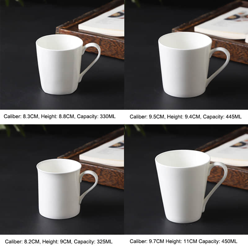 oem customized white bone china tea cup, coffee cup