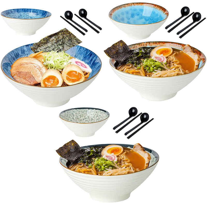 Ceramic Soup Ramen Noodle Bowl Personalized Hat Ramen Salad Bowl Japanese Noodle Bowl