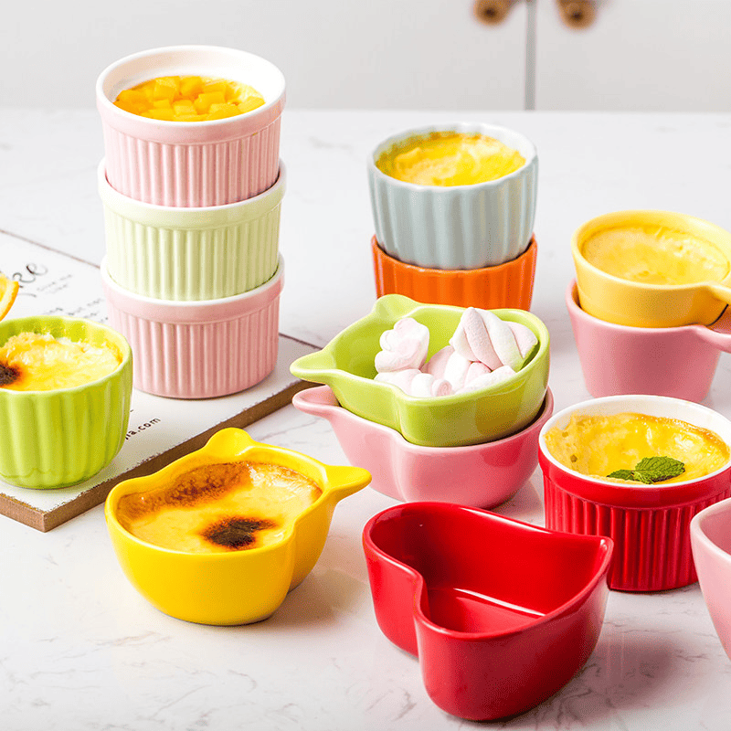 Mini Creative Ceramic Tableware Dish Small Dish Kitchen Multipurpose Seasoning Dip Dish