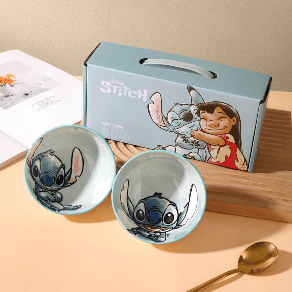 Ceramic Bowls Household Bowls Plates and Tableware Children's Cute Soup Rice Bowls