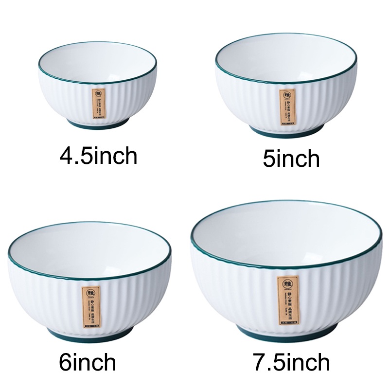 Ceramic American Style Bowl,Rice Bowl, Noodle Bowl, Soup Bowl, Fruit and Vegetable Salad Bowl