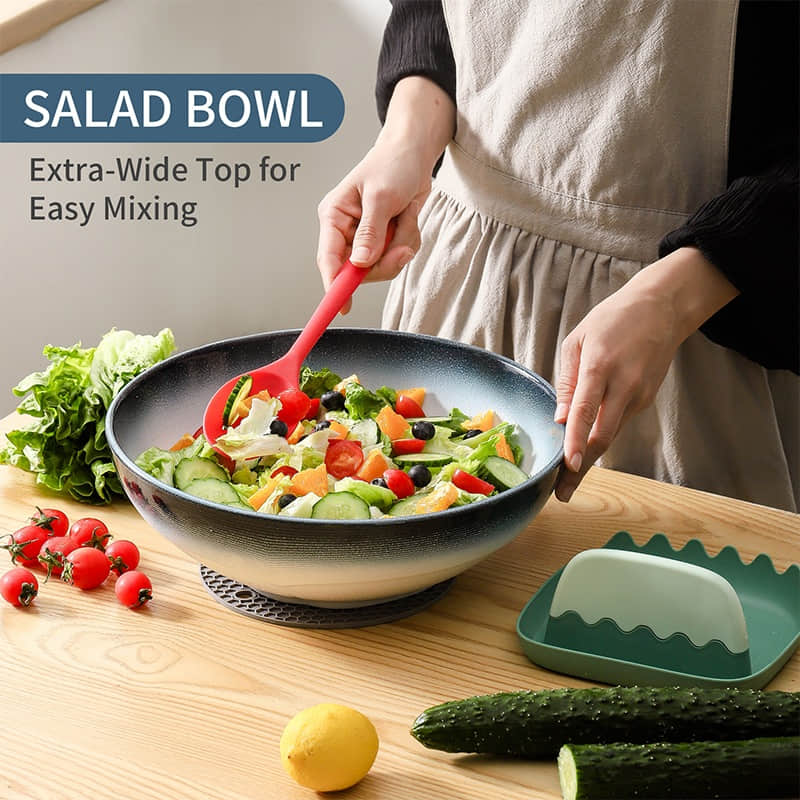 OEM/ODM Large capacity ceramic mixing bowl, high-quality salad mixing bowl